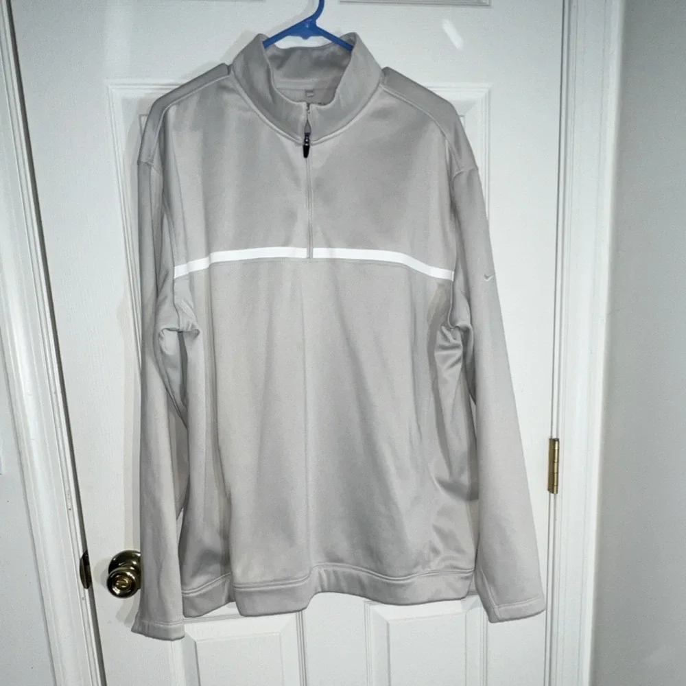 Nike Golf Tour Performance Therma-FIT 1/4 Zip Pullover Gray 482196-072 XL